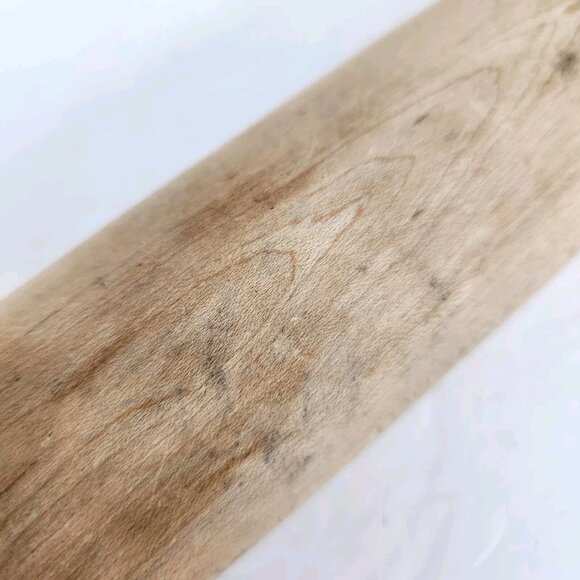 Vintage Rolling Pin Solid Wood Rustic Farmhouse Kitchen Decor Cottagecore 16.75" - Picture 6 of 11